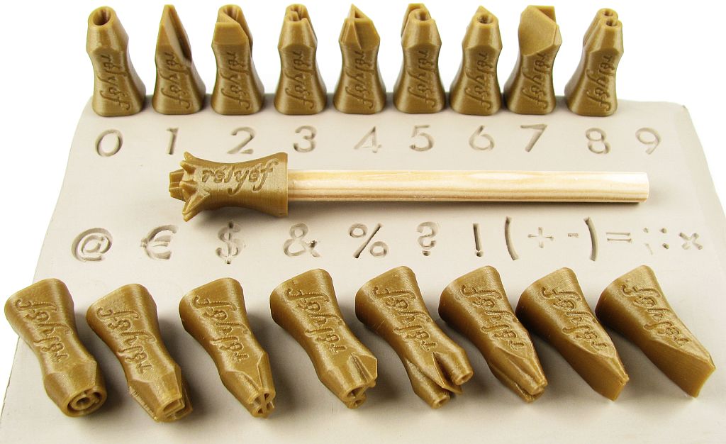 Letter Stamps for Pottery Texture Ceramic Tools for Clay, Polymer Clay,  Metal Clay & Soap Relyef Alphabet Swabach 10 Mm 